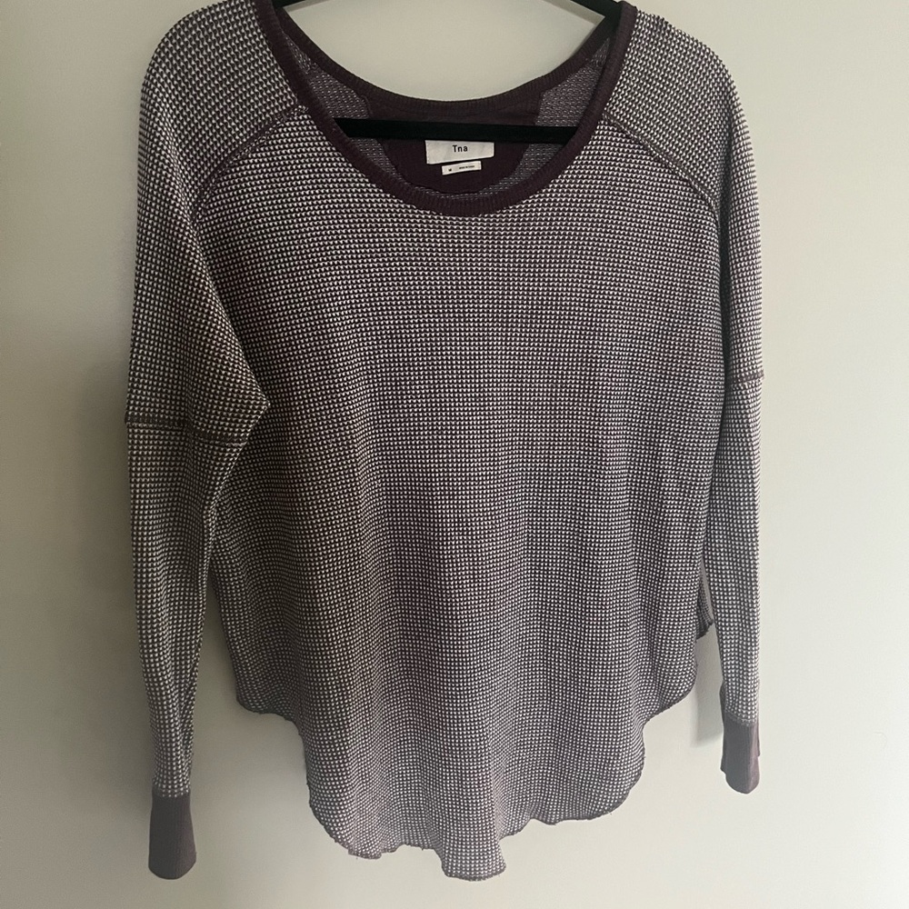 TNA Textured waffle long sleeve